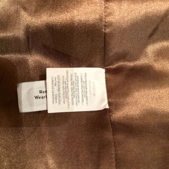 J Crew Faux Fur Leopard Vest - Picture 5 of 6